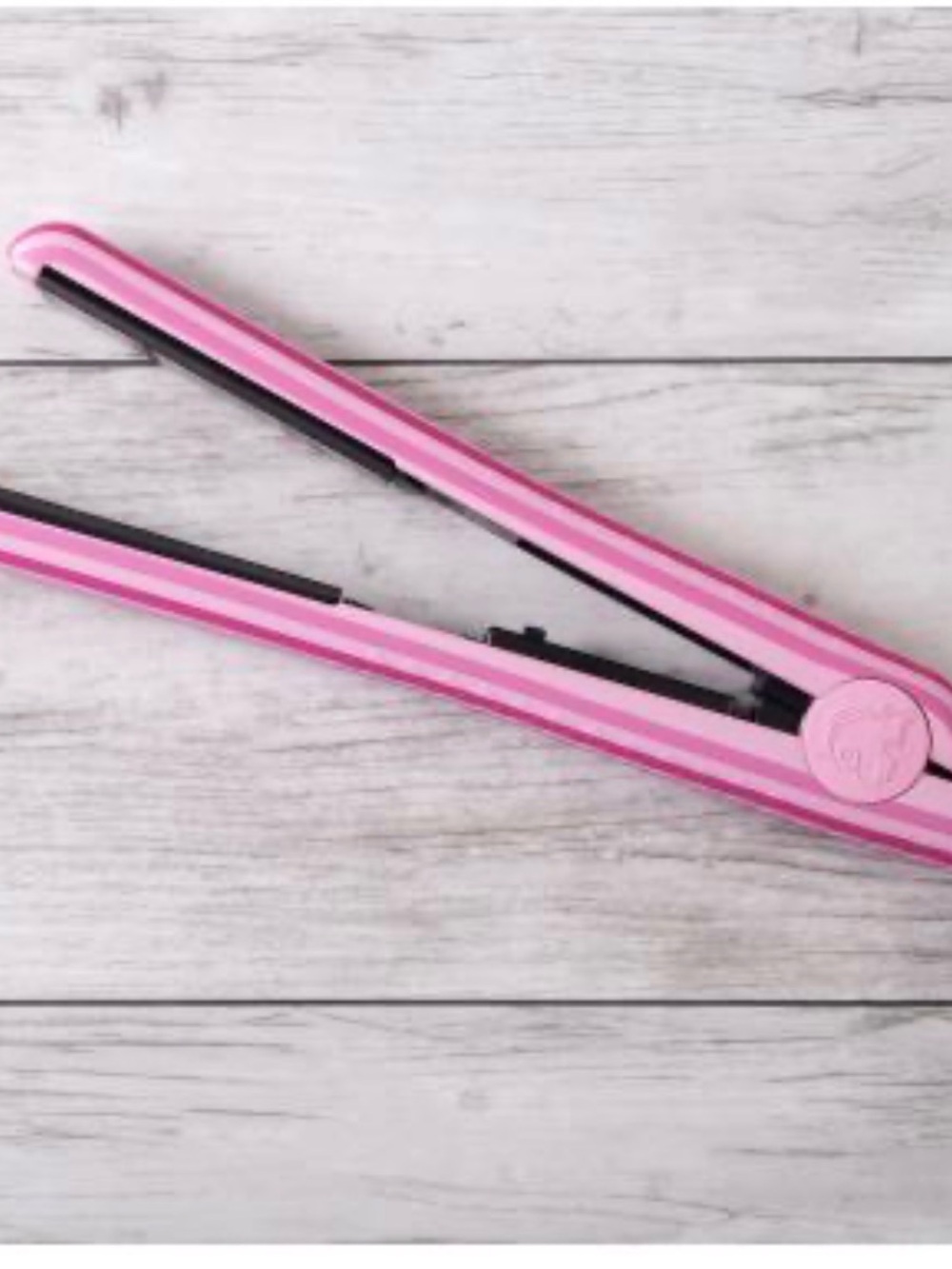 Royale Pro Pink Stripes Hair Straightener NIB